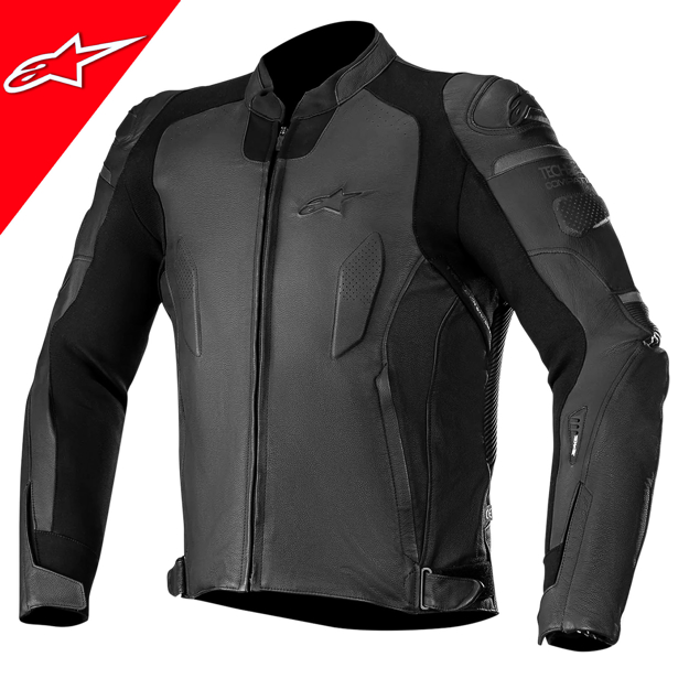 Alpinestars SPECTER TECH AIR Korumalı Deri Motosiklet Mont Ceket 52 resmi