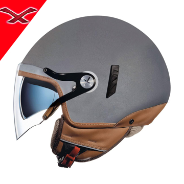 Üretici Firma Katalog Fotoğrafı NEXX SX.60 JAZZY TITANIUM Açık Güneş Vizörlü Motosiklet Kask 55/56 resmi