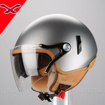 NEXX SX.60 JAZZY TITANIUM Açık Güneş Vizörlü Motosiklet Kask 55/56 resmi