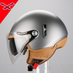 NEXX SX.60 JAZZY TITANIUM Açık Güneş Vizörlü Motosiklet Kask 55/56 resmi