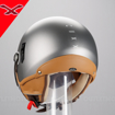 NEXX SX.60 JAZZY TITANIUM Açık Güneş Vizörlü Motosiklet Kask 55/56 resmi