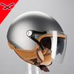 NEXX SX.60 JAZZY TITANIUM Açık Güneş Vizörlü Motosiklet Kask 55/56 resmi