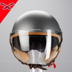 NEXX SX.60 JAZZY TITANIUM Açık Güneş Vizörlü Motosiklet Kask 55/56 resmi