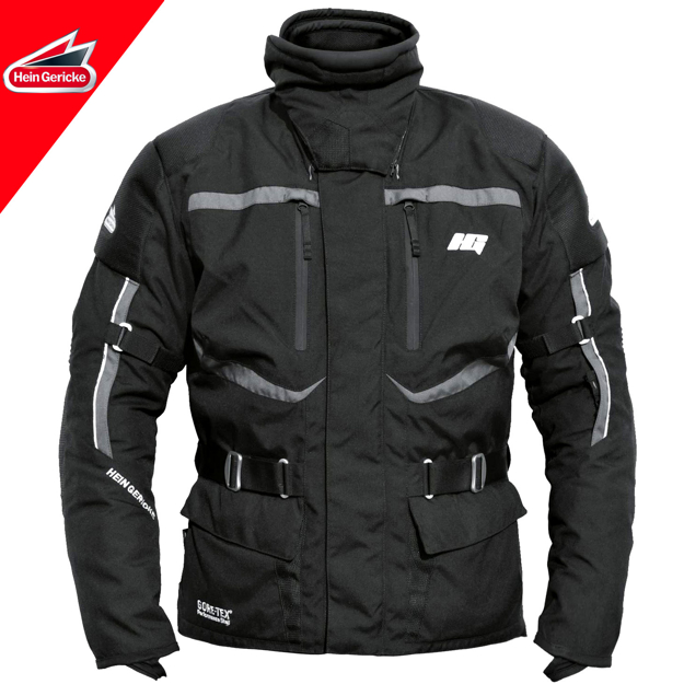 Hein Gericke SUMMIT II GORETEX 4 Mevsim Motosiklet Mont Ceket 50 resmi