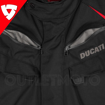 Ducati TOUR MASTERS Lamine Sport/Touring 4 Mevsim Motosiklet Mont Ceket 50 resmi