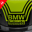 BMW Motorrad SPORT RACE CARBON HYPER Full Face Kapalı Motosiklet Yarış Kask 56/57 resmi