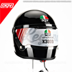 AGV X3000 Retro/Klasik/Cafe Racer Kapalı Motosiklet Kask resmi