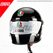 AGV X3000 Retro/Klasik/Cafe Racer Kapalı Motosiklet Kask resmi