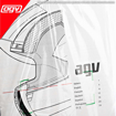 AGV X3000 Retro/Klasik/Cafe Racer Kapalı Motosiklet Kask resmi