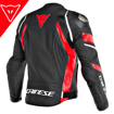 Dainese AVRO 4 SPORT/RACING/PERFORMANCE Korumalı Deri Motosiklet Mont 50 resmi