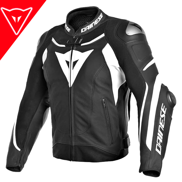 Dainese SUPER SPEED 3 SPORT RACING Korumalı Deri Motosiklet Mont 48 resmi