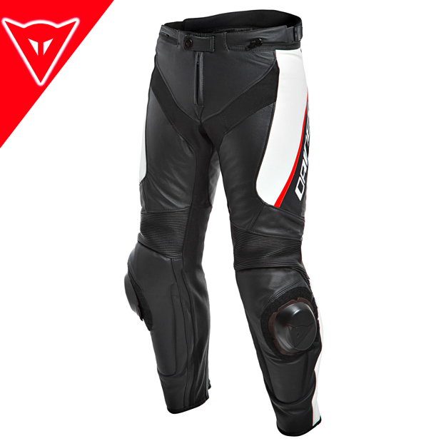 Dainese DELTA 3 SPORT RACING Deri Korumalı Motosiklet Pantolon 50 resmi