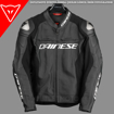 Dainese RACING 3 SPORT RACING Korumalı Deri Motosiklet Mont 52 resmi
