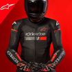 Alpinestars GP FORCE SPORT RACING Hörgüçlü Korumalı Deri Motosiklet Mont 54 resmi