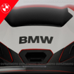 BMW Motorrad M PRO RACE CARBON Super Sport Carbon Motosiklet Yarış Kask 60/61 resmi