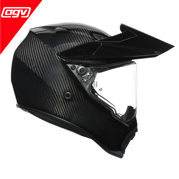 AGV AX9 GLOSS CARBON Terekli Adventure Motosiklet Kask 59/60 resmi