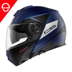 Schuberth C5 CARBON FİBER Çene Açılır Motosiklet Kask 58/59 resmi