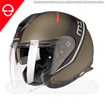 Schuberth M1 PRO Açık Motosiklet Kask + SCM İnterkom 56/57 resmi