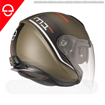 Schuberth M1 PRO Açık Motosiklet Kask + SCM İnterkom 56/57 resmi