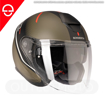 Schuberth M1 PRO Açık Motosiklet Kask + SCM İnterkom 56/57 resmi