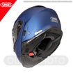 SHOEI NEOTEC II Çene Açılır Motosiklet Kask + SRL 2 Bluetooth İnterkom Mat Mavi 