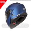 SHOEI NEOTEC II Çene Açılır Motosiklet Kask + SRL 2 Bluetooth İnterkom Mat Mavi 