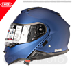 SHOEI NEOTEC II Çene Açılır Motosiklet Kask + SRL 2 Bluetooth İnterkom Mat Mavi 