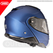 SHOEI NEOTEC II Çene Açılır Motosiklet Kask + SRL 2 Bluetooth İnterkom Mat Mavi 