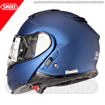 SHOEI NEOTEC II Çene Açılır Motosiklet Kask + SRL 2 Bluetooth İnterkom Mat Mavi 