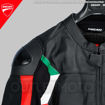 Dainese Ducati CORSE C3 Sport Touring Deri Motosiklet Mont 56 resmi