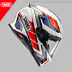 Shoei NXR 2 PROLOGUE TC10 Full Face Kapalı Motosiklet Kask 61/62 resmi