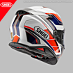 Shoei NXR 2 PROLOGUE TC10 Full Face Kapalı Motosiklet Kask 61/62 resmi