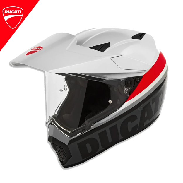 Ducati DESERT X Carbon Fiber Terekli Adventure Motosiklet Kask 55/56 resmi