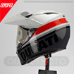 Ducati DESERT X Carbon Fiber Terekli Adventure Motosiklet Kask 55/56 resmi
