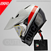 Ducati DESERT X Carbon Fiber Terekli Adventure Motosiklet Kask 55/56 resmi