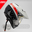 Ducati DESERT X Carbon Fiber Terekli Adventure Motosiklet Kask 55/56 resmi