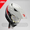 Ducati DESERT X Carbon Fiber Terekli Adventure Motosiklet Kask 55/56 resmi