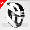 BMW Motorrad SPORT RACE CARBON STRIPE Full Face Kapalı Motosiklet Yarış Kask 56/57 resmi