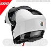 AGV SPORTMODULAR CARBON Çene Açılır Güneş Vizörlü Kask 55/56 + İnterkom resmi