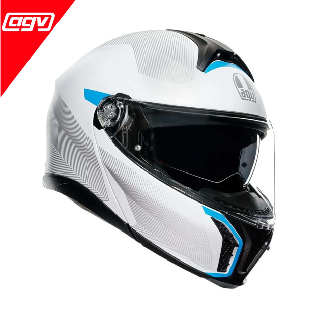 AGV TOURMODULAR Carbon Çene Açılır Güneş Vizörlü Motosiklet Kask  57/58 resmi