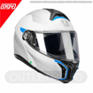 AGV TOURMODULAR Carbon Çene Açılır Güneş Vizörlü Motosiklet Kask  57/58 resmi