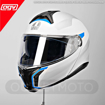 AGV TOURMODULAR Carbon Çene Açılır Güneş Vizörlü Motosiklet Kask  57/58 resmi