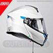 AGV TOURMODULAR Carbon Çene Açılır Güneş Vizörlü Motosiklet Kask  57/58 resmi