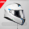 AGV TOURMODULAR Carbon Çene Açılır Güneş Vizörlü Motosiklet Kask  57/58 resmi