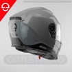 Schuberth S3 CARBON FİBER Kapalı Spor Motosiklet Kask 56/57 resmi