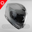 Schuberth S3 CARBON FİBER Kapalı Spor Motosiklet Kask 56/57 resmi