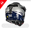 BMW Motorrad GS CARBON EVO MIPS ADVENTURE Terekli Motosiklet Kask 58/59 resmi