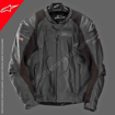 Alpinestars GP Plus R V3 RideKnit Deri Motosiklet Mont Ceket 58 resmi