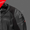 Alpinestars GP Plus R V3 RideKnit Deri Motosiklet Mont Ceket 58 resmi