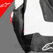 Alpinestars ATEM V3 SPORT/RACING Hörgüçlü Deri Motosiklet Mont 52 resmi